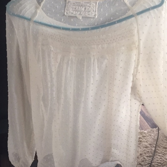 Pink Martini sheer breezy blouse - Picture 2 of 2